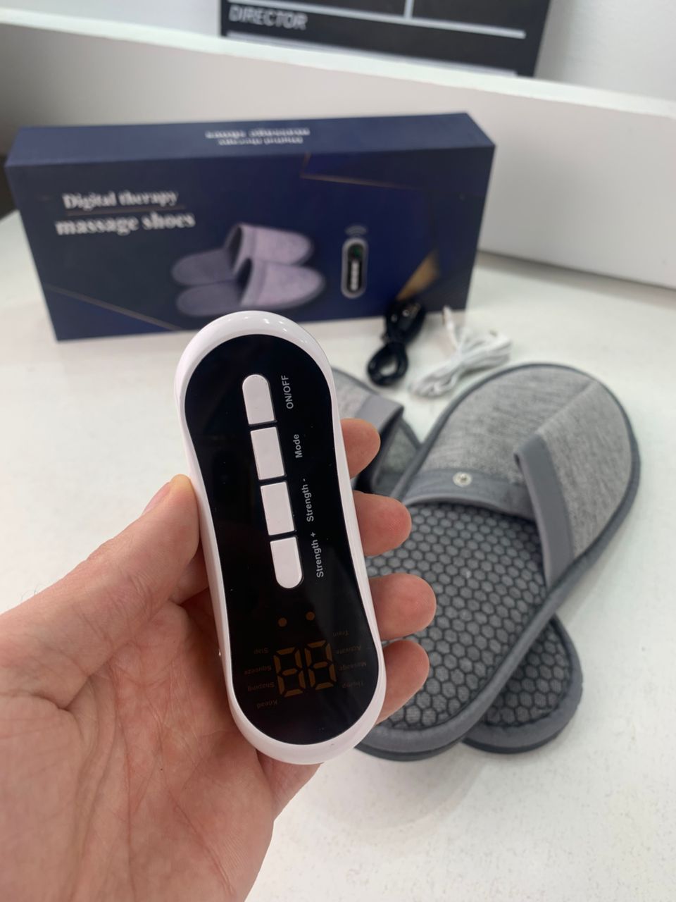 شبشب تدليك كهربائي بنبضات USB