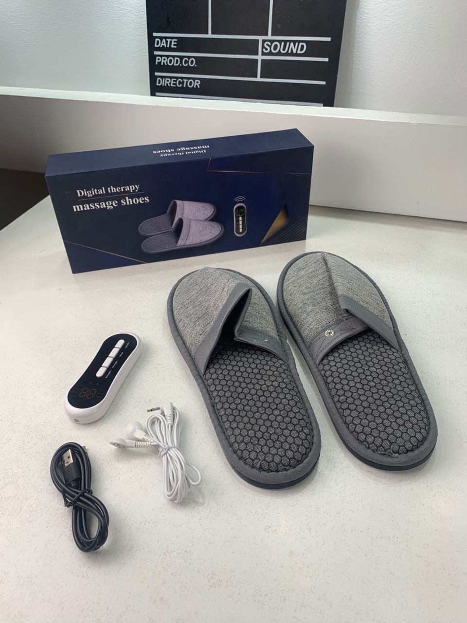 شبشب تدليك كهربائي بنبضات USB
