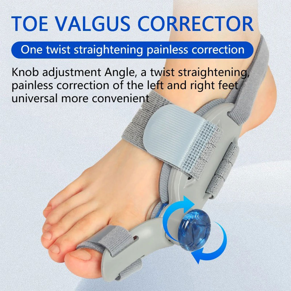 Correcteur d'hallux valgus réglable pour femme et homme