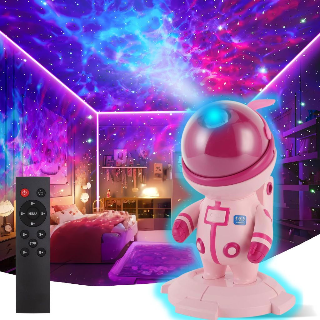 Galaxy Projector and RGB Bluetooth Speaker for Kids Room