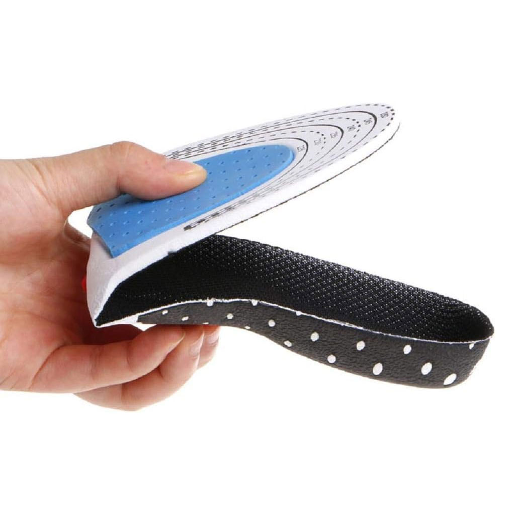 Orthopedic gel insoles for shock absorption and heel spur relief