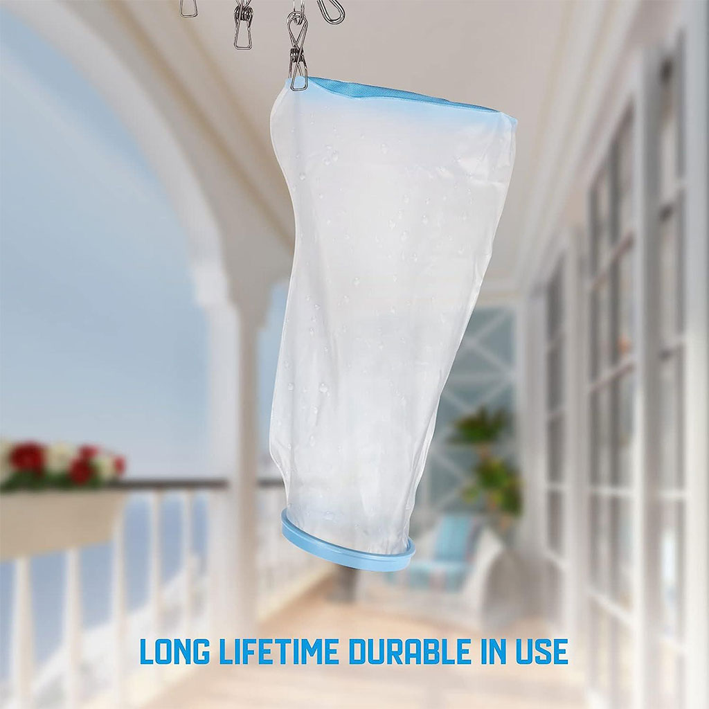 Waterproof cast cover for adult leg