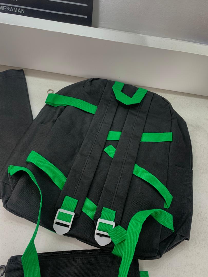 Ensemble de sacs d'école Kawai 4 pièces V3 CLBD - Noir