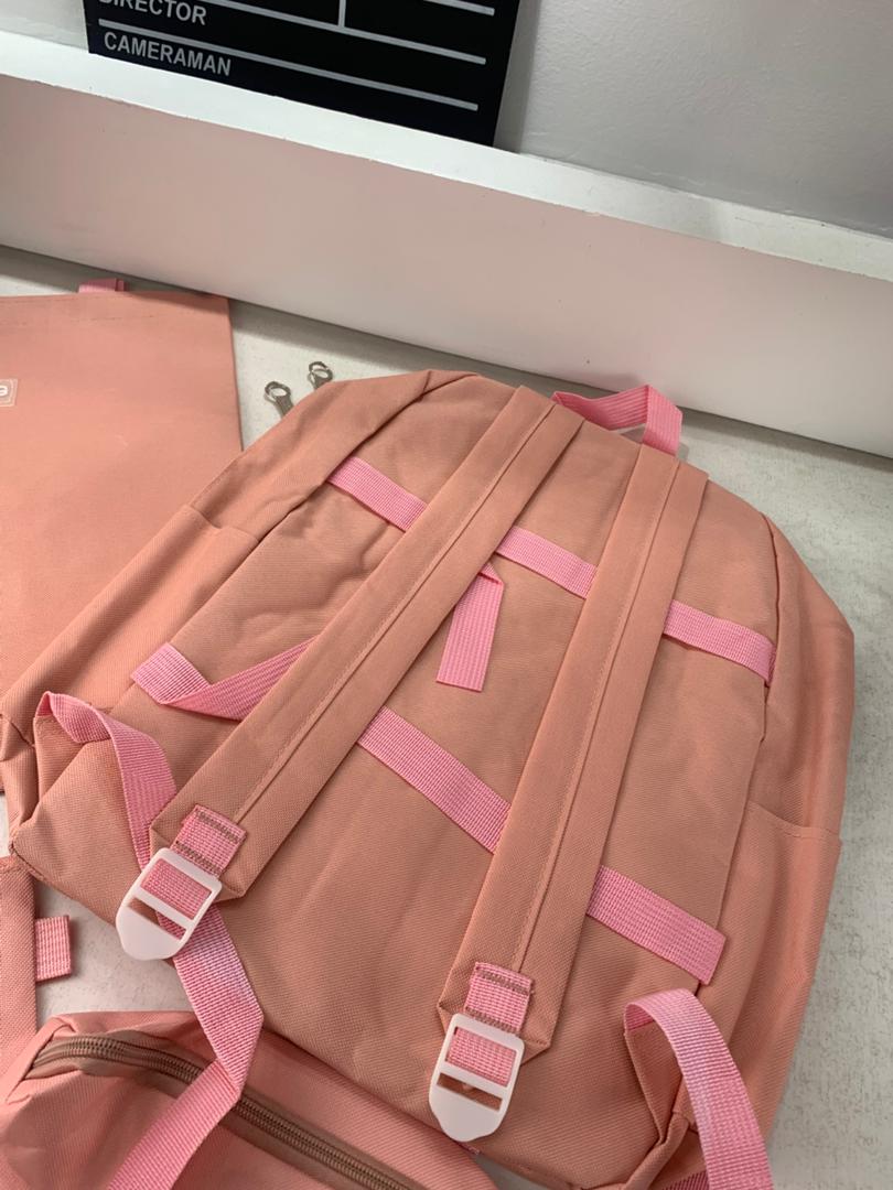 Kawai School Bag Set 4 Pieces V3 CLBD Pink
