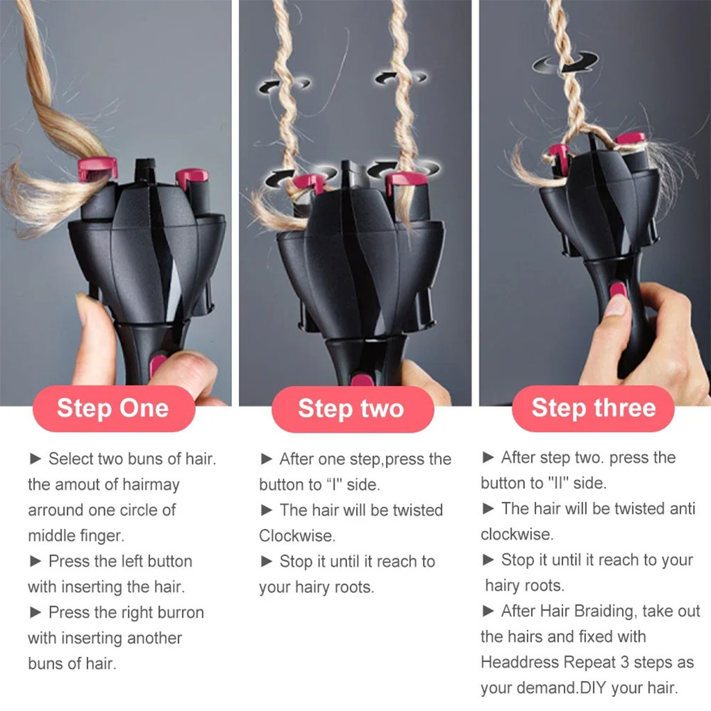 Automatic hair braiding machine fast twist