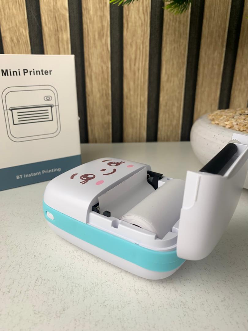 Mini wireless Bluetooth thermal printer for smartphone