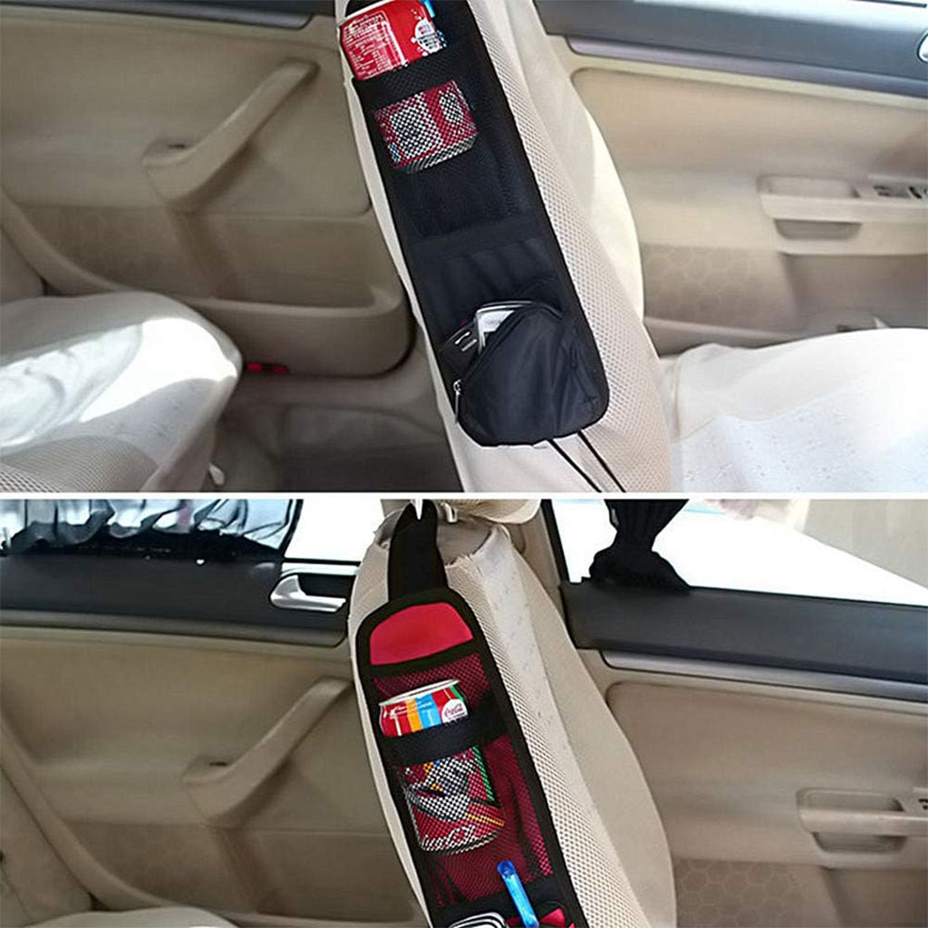 Multi-pocket car seat side organizer, 1 piece