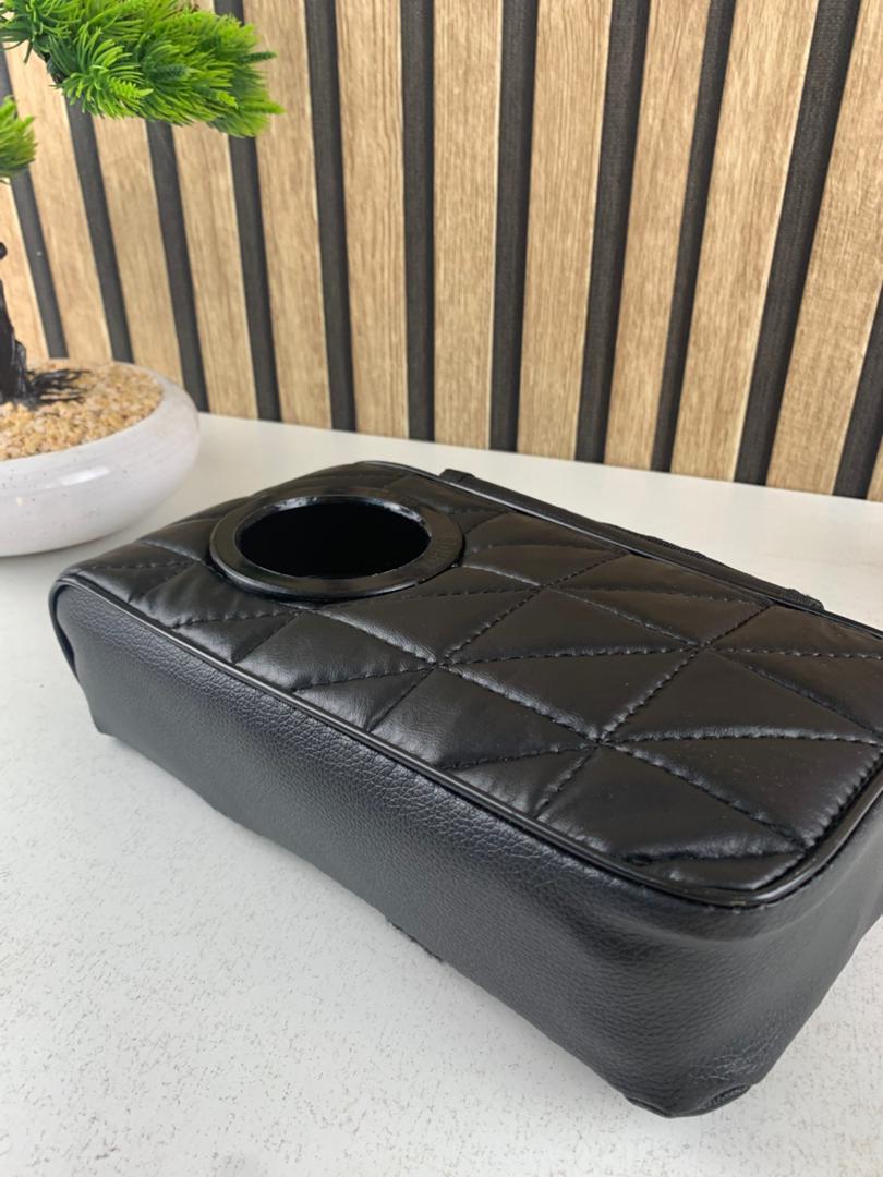 Car armrest cushion with cup holder V2