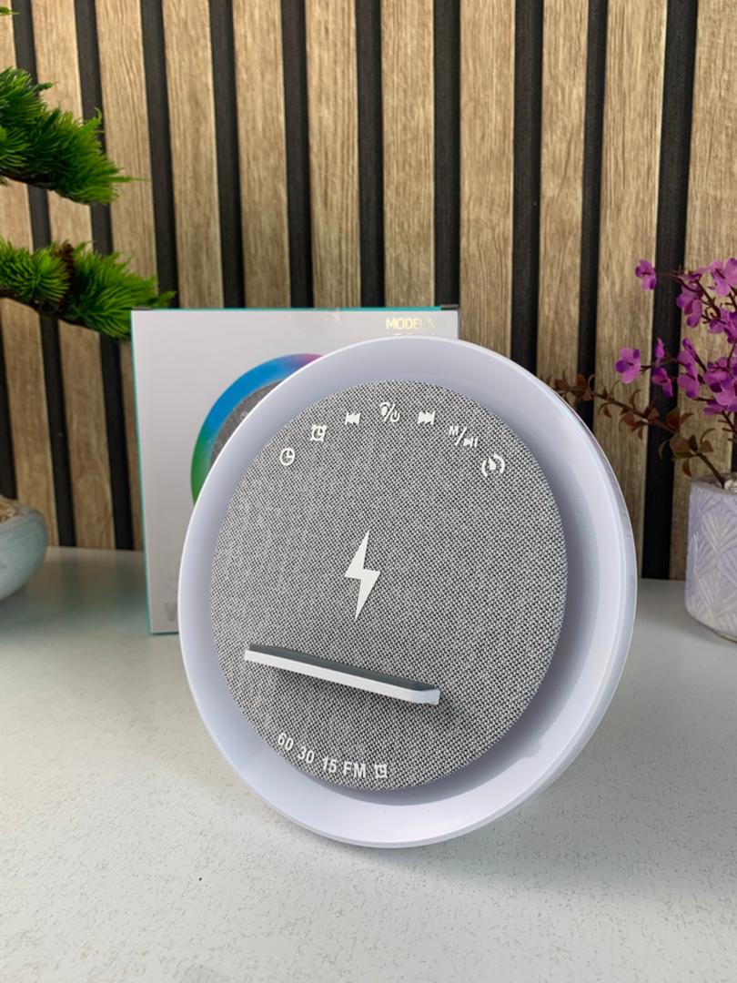 RGB Speaker and Bedside Lamp with 15W Wireless Charger