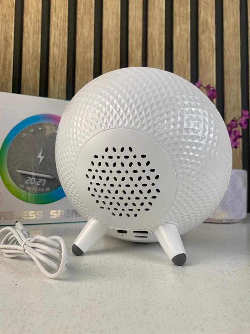 RGB Speaker and Bedside Lamp with 15W Wireless Charger