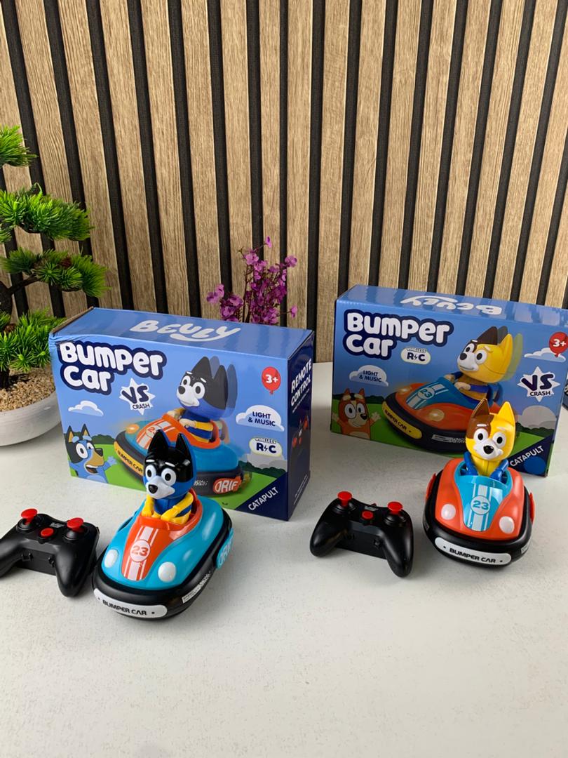 Voitures télécommandées Crash Bumper rechargeables pour enfants, lot de 2