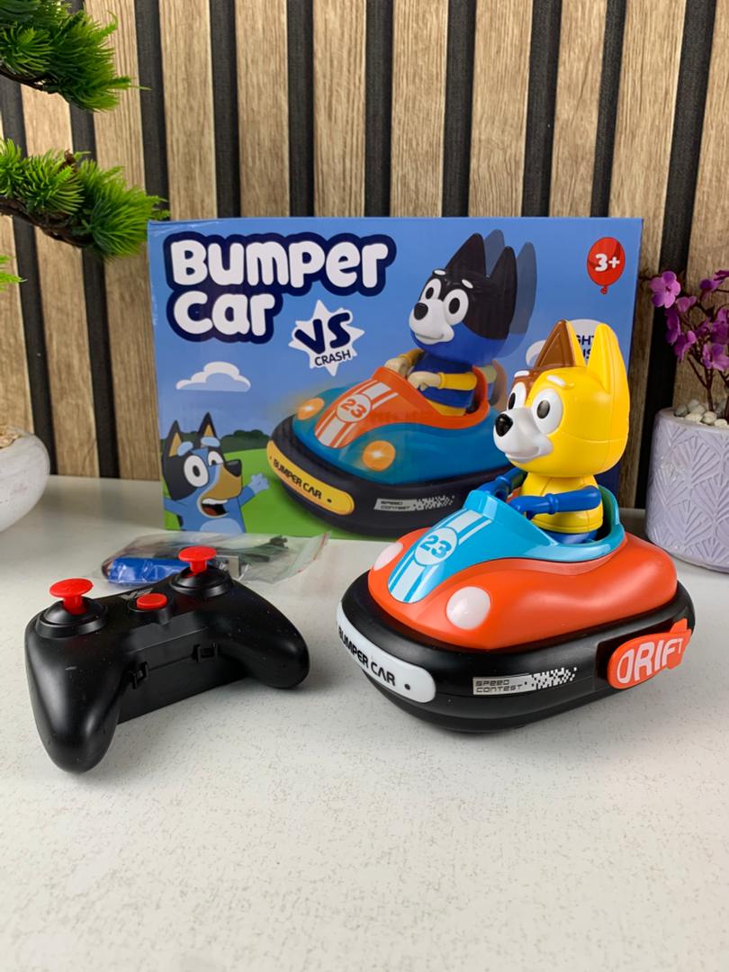 Voitures télécommandées Crash Bumper rechargeables pour enfants, lot de 2