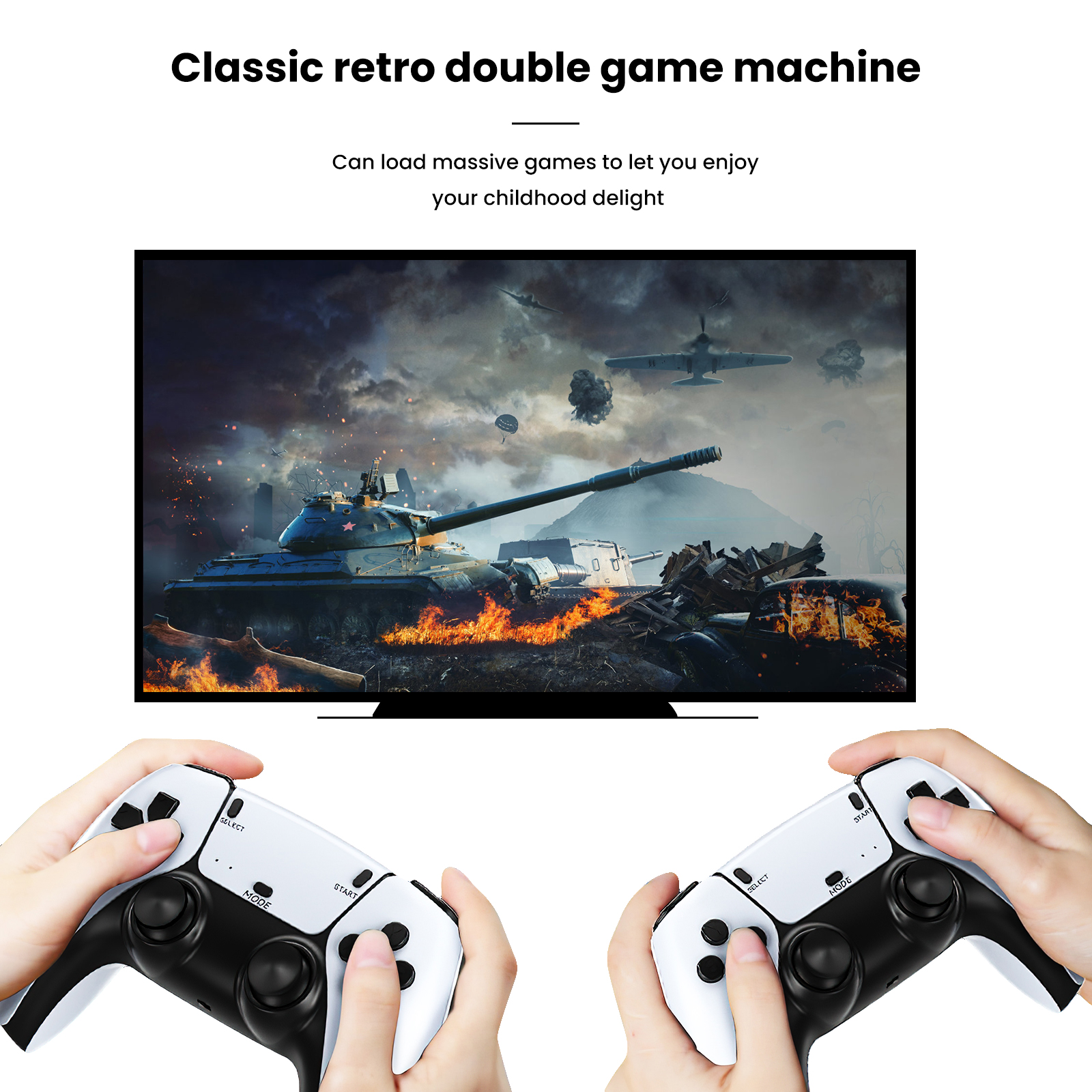 M8 Pro Game Stick Video Game Console, 4K HDMI, Wireless, 20000+ Games