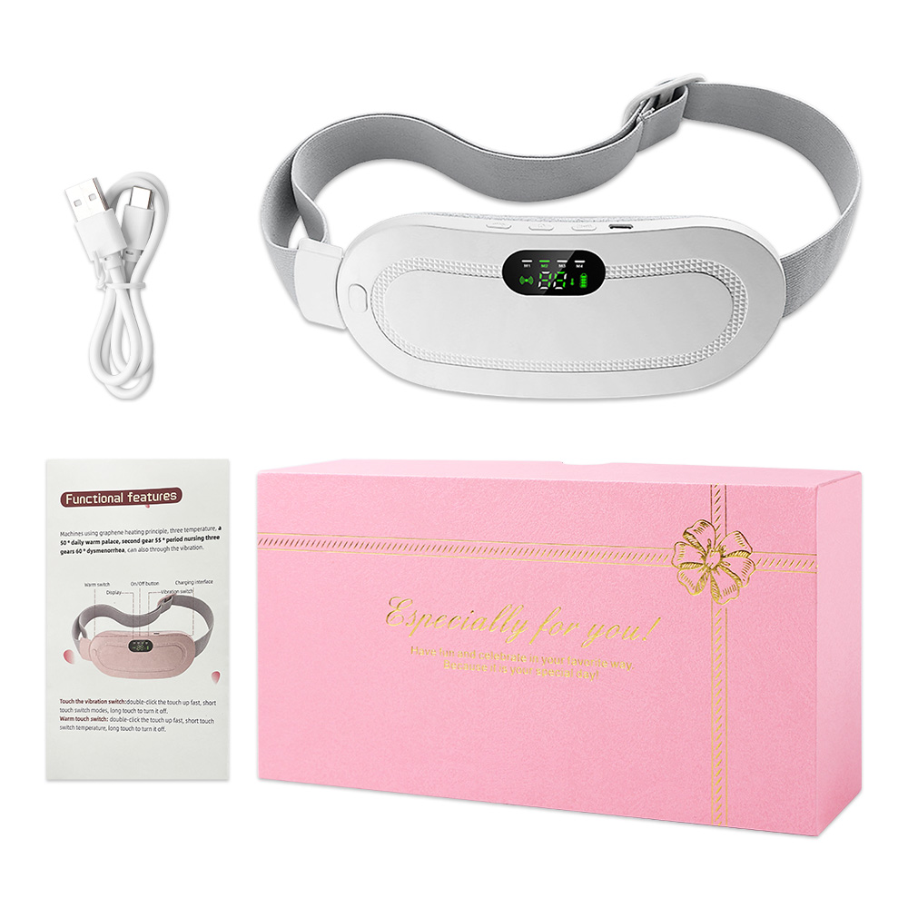 Portable heating pad for menstrual pain relief