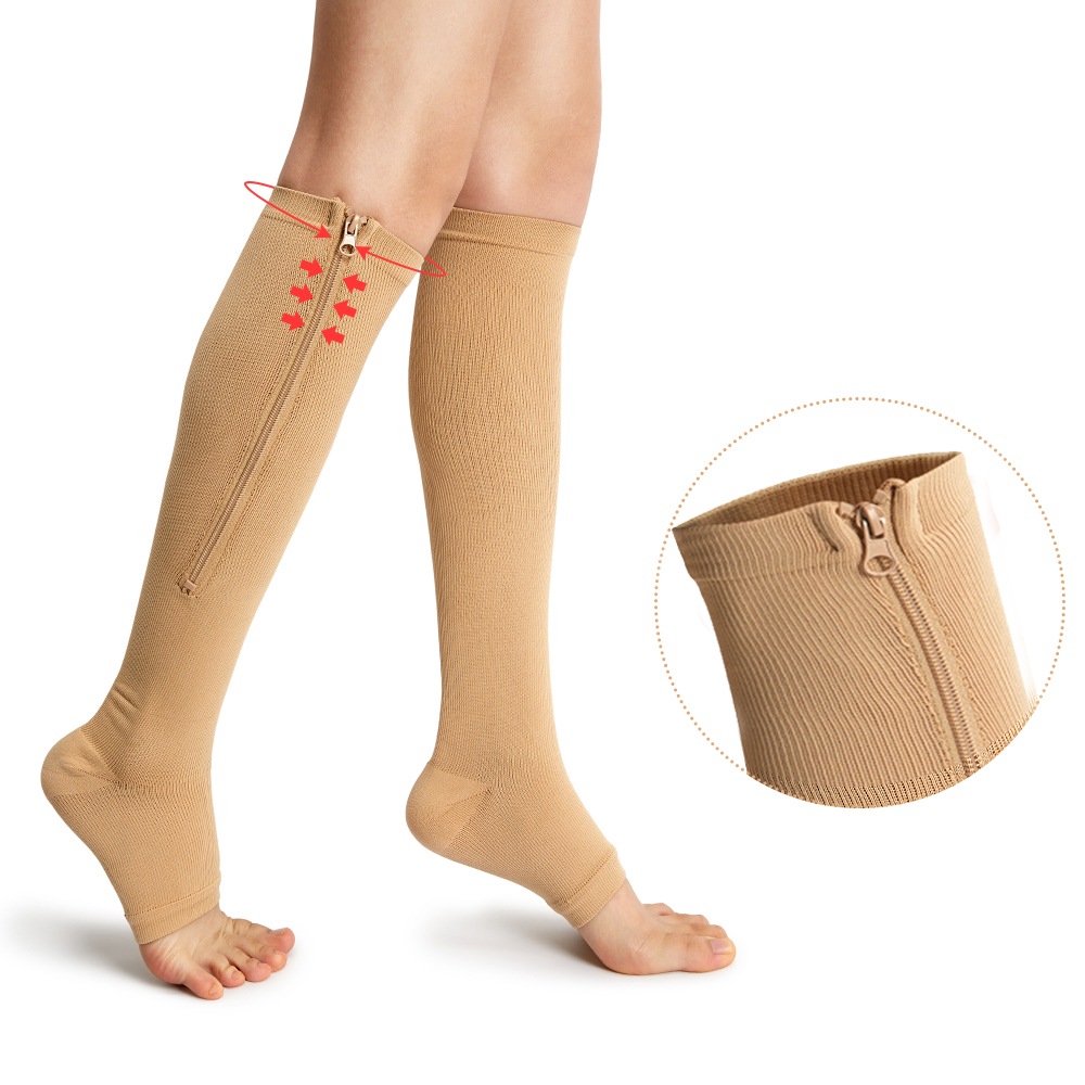 Chaussettes de compression pour varices Zip Sox