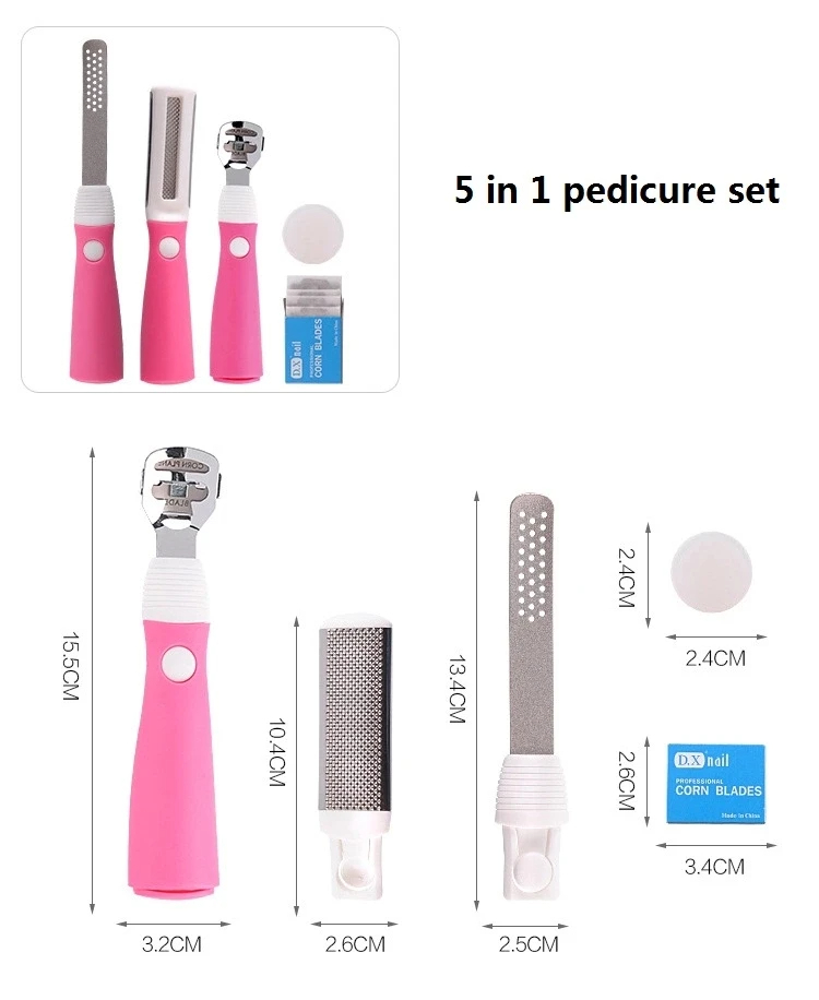 Kit de 3 râpes de pédicure professionnelles