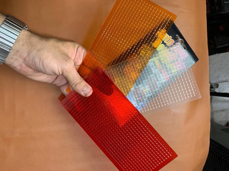 Adhesive tail light repair kit