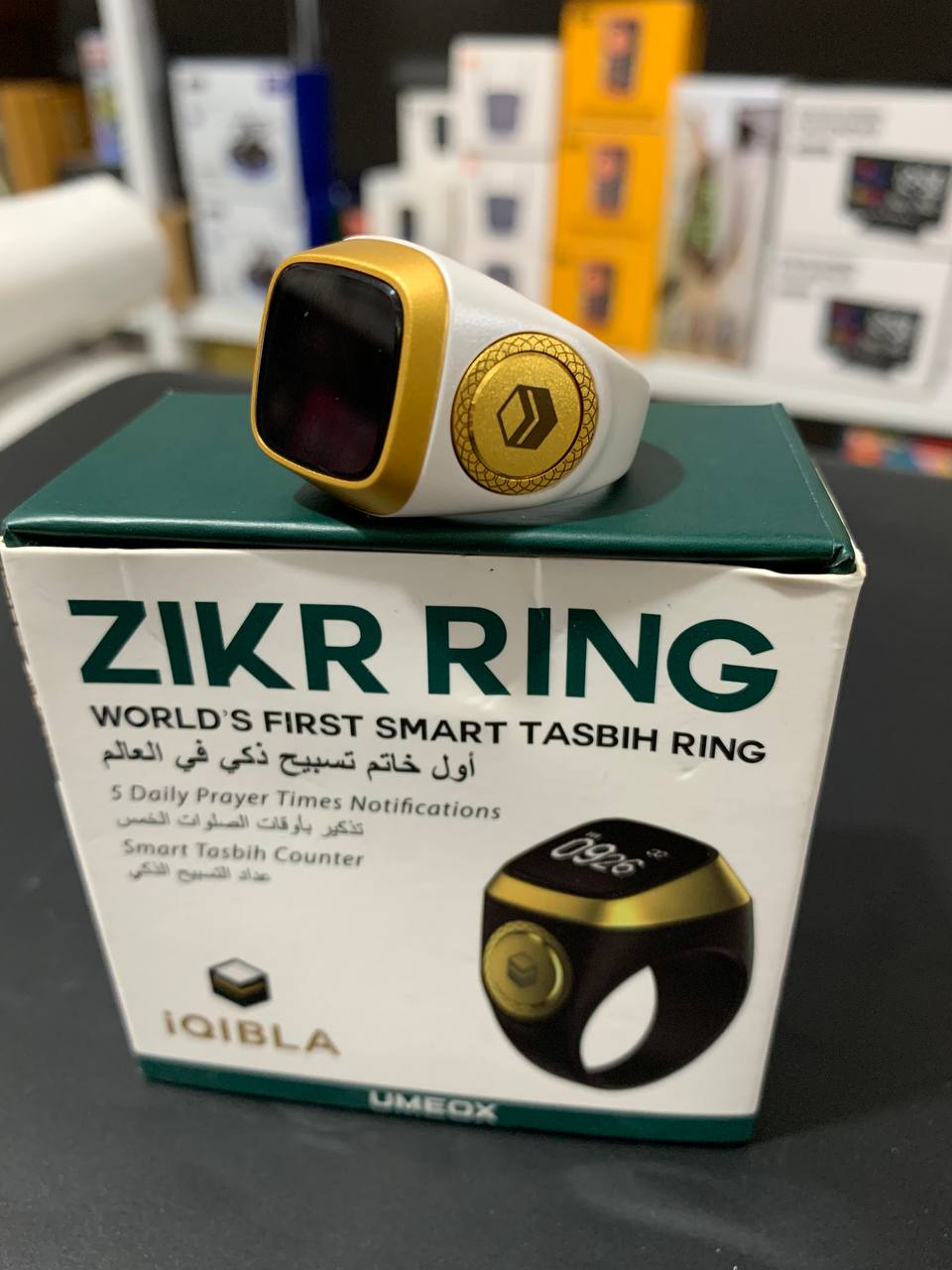 IQIBLA Smart Zikr Ring Tasbih Counter