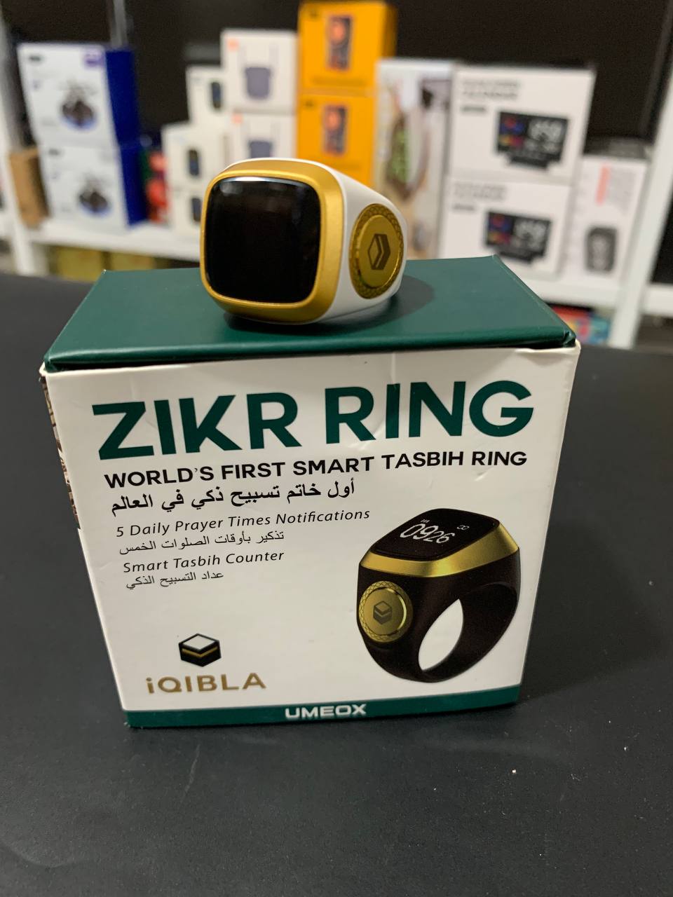 IQIBLA Smart Zikr Ring Tasbih Counter