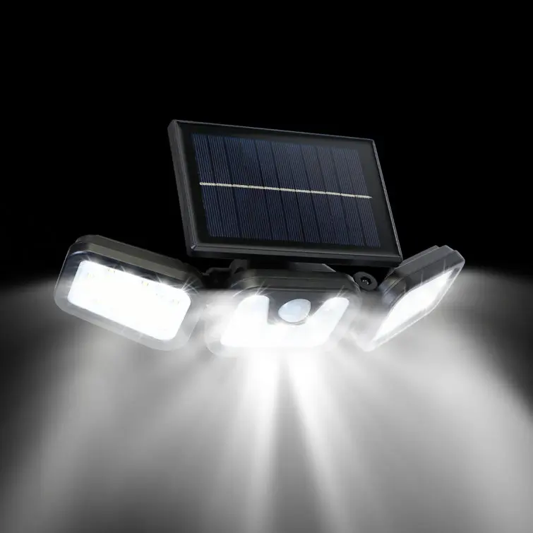 مصباح شمسي خارجي مقاوم للماء 112 LED مع مستشعر حركة FL-1725A