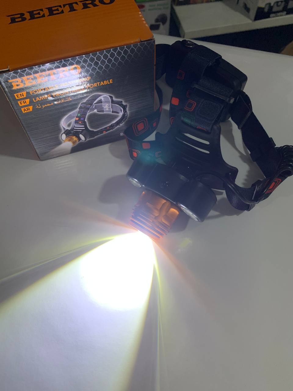 BEETRO LA-294 Wireless Headlamp with 4 Lighting Modes and Zoom