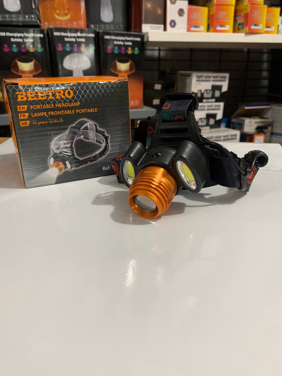 BEETRO LA-294 Wireless Headlamp with 4 Lighting Modes and Zoom