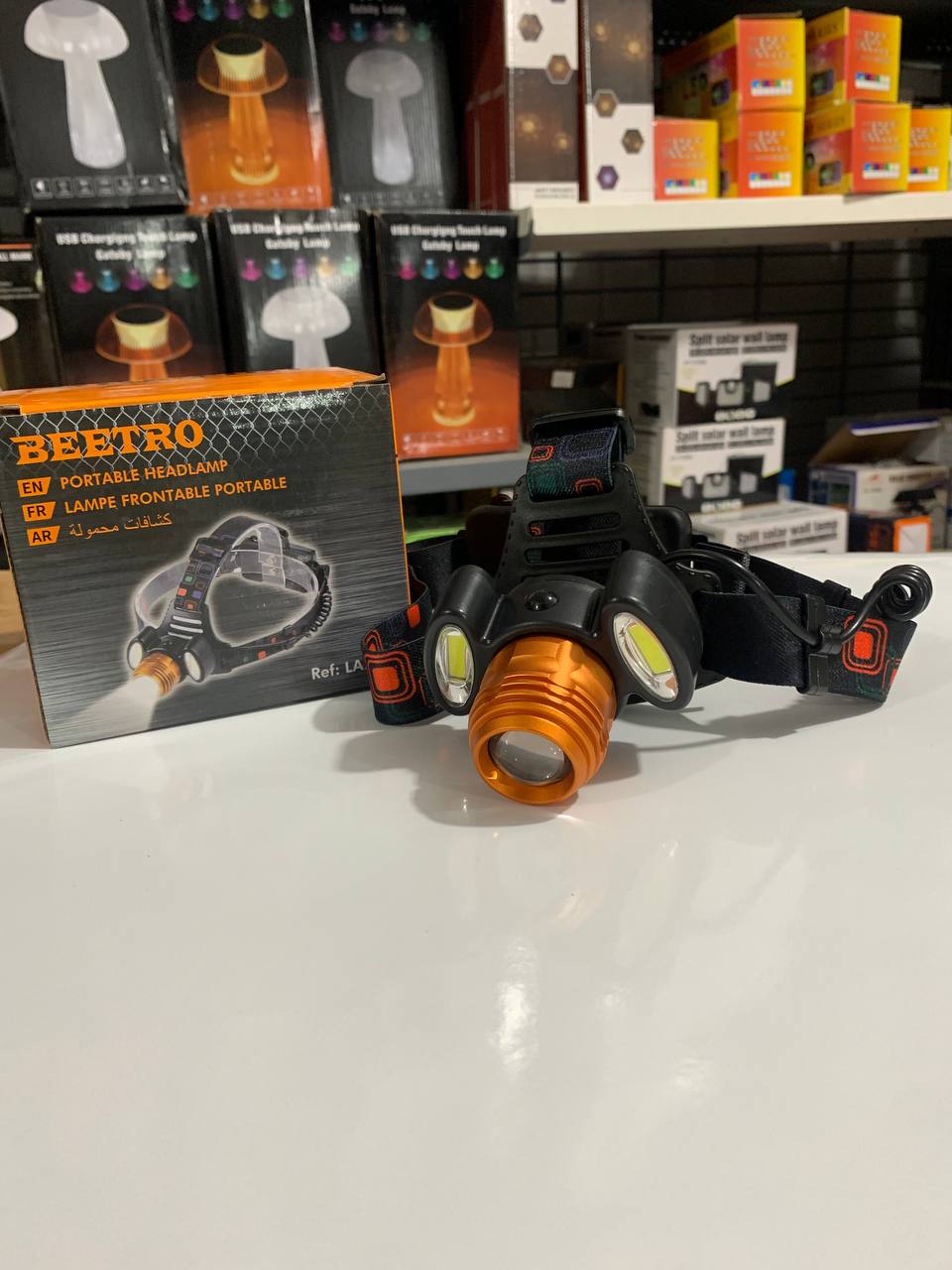BEETRO LA-294 Wireless Headlamp with 4 Lighting Modes and Zoom