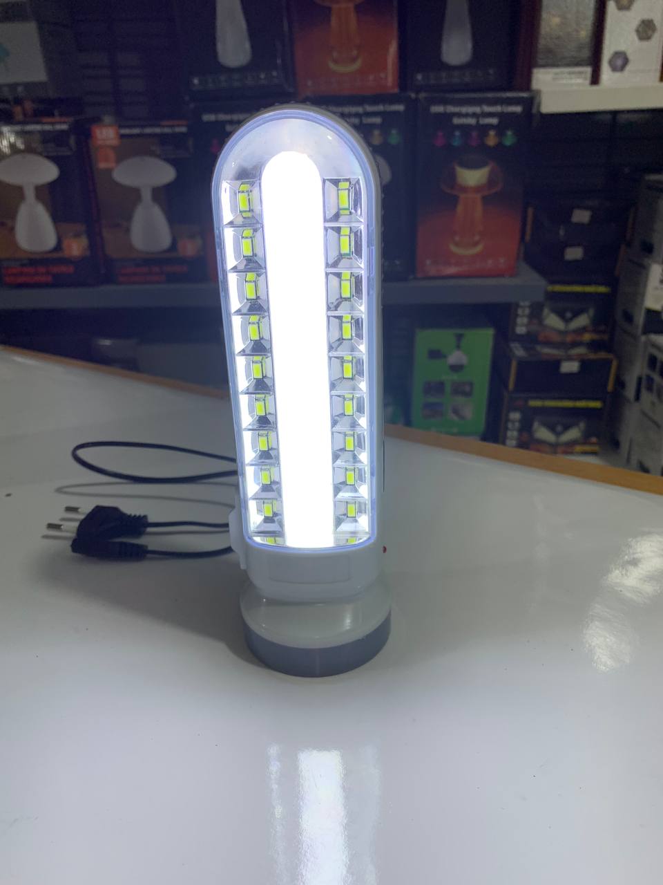 Solar rechargeable USB lamp and flashlight SH-189-2